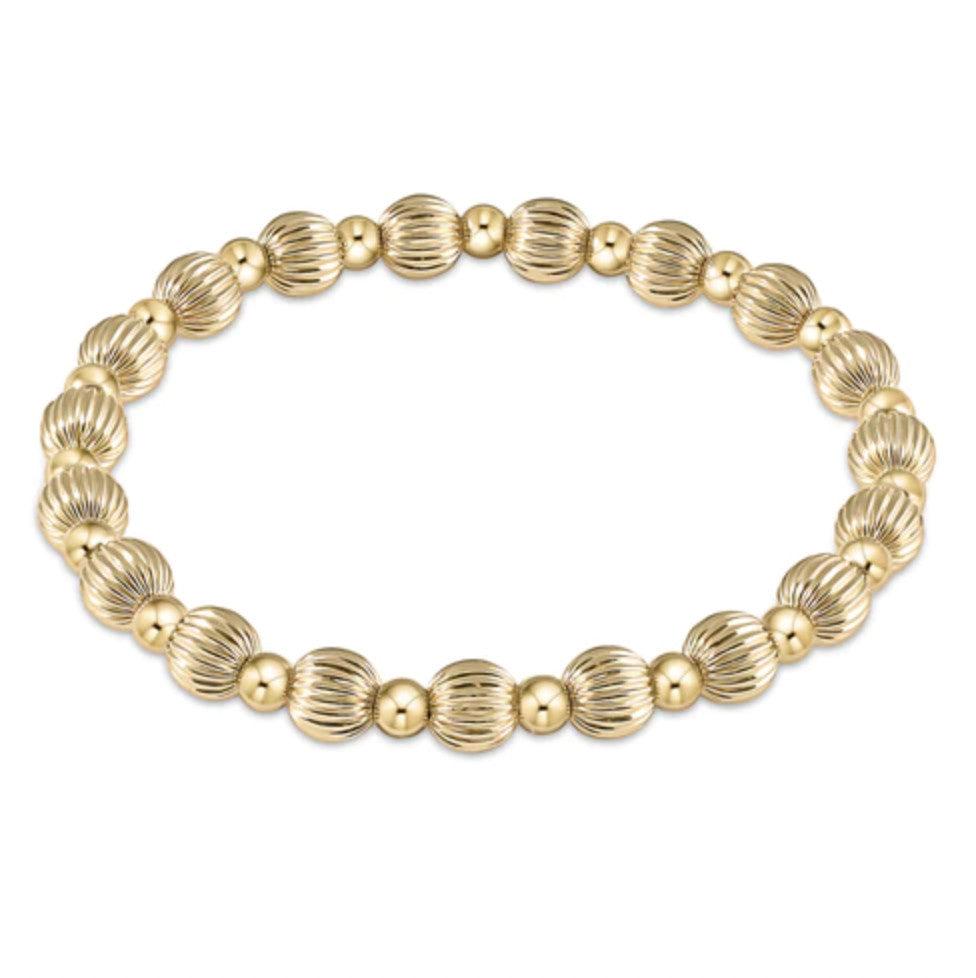 Enewton Extends Dignity Grateful Pattern 6mm Bead Bracelet