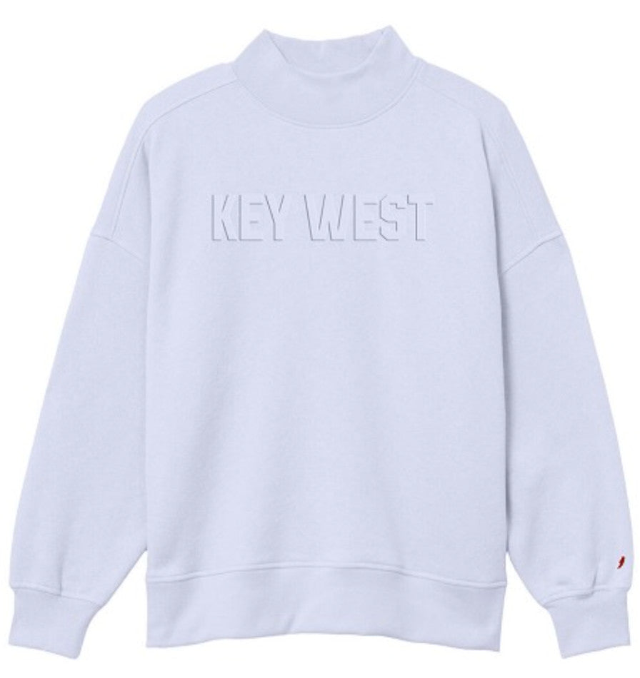 Legacy Diana Mock Neck Key West Fleece Cashmere Blue
