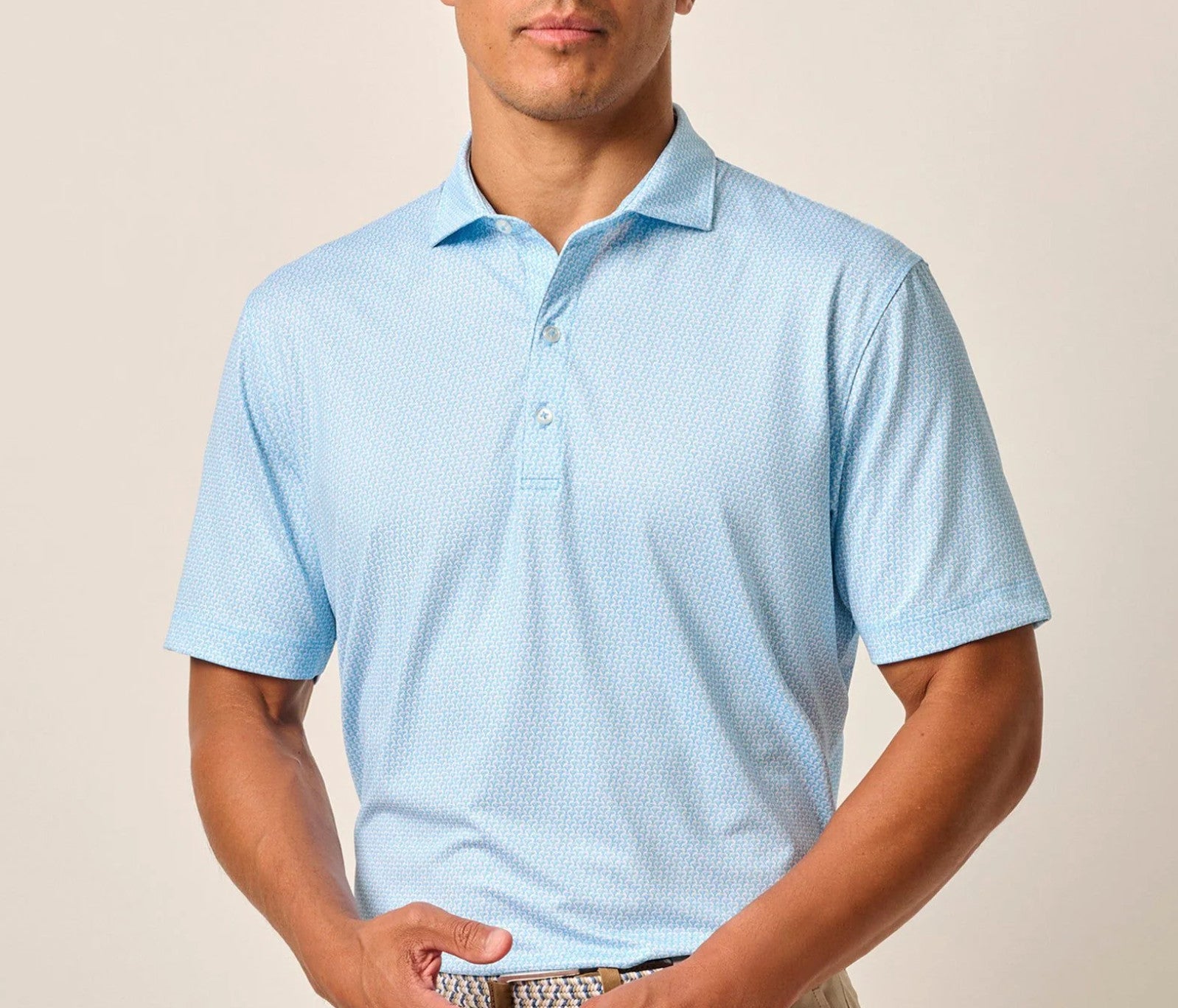 Johnnie-O Island Time Performance Jersey Polo Majorca
