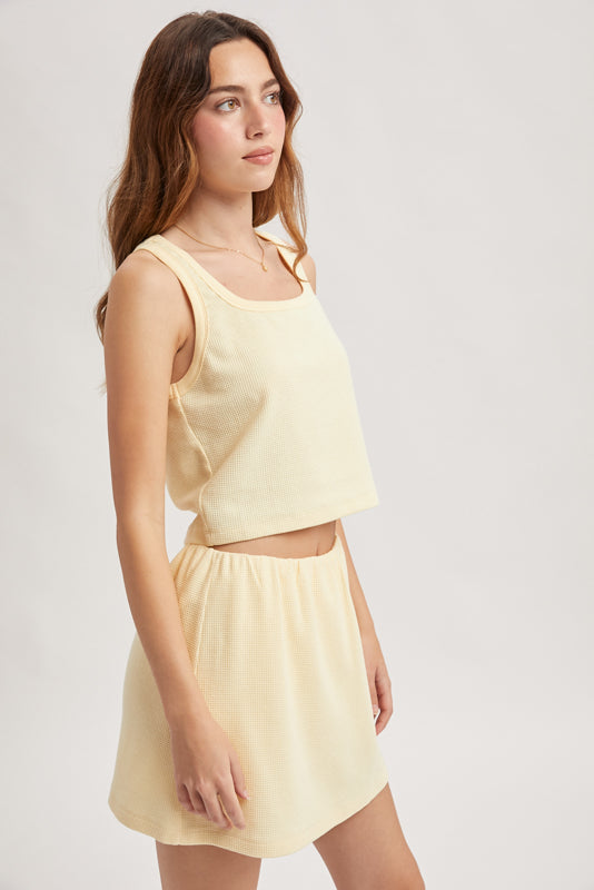 Shaddow and Fish Roxy Sleevless Knit Top Daisy