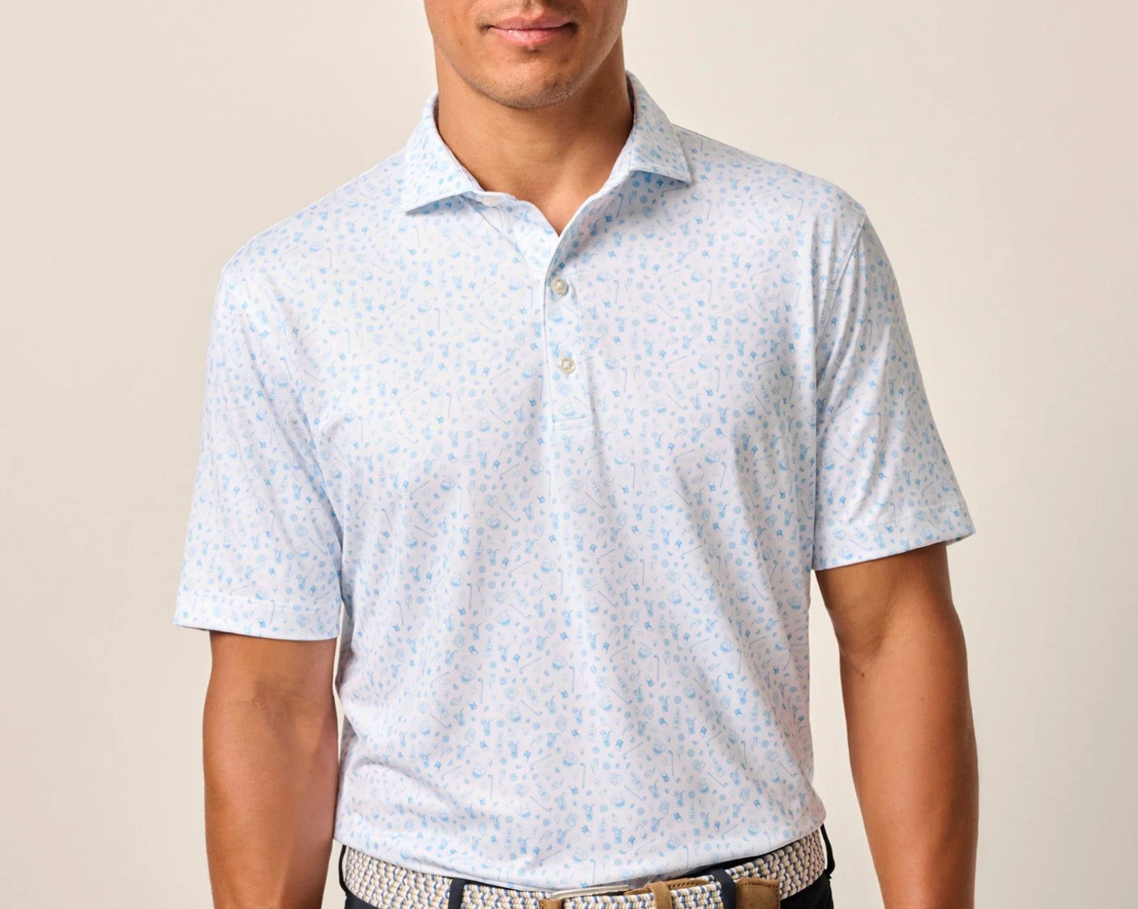 Johnnie-O Swing Juice Performance Jersey Polo Maliblu
