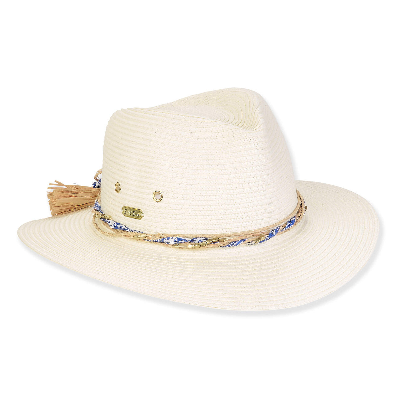 Sun 'N' Sand Stacey Twist Detail Safari Hat
