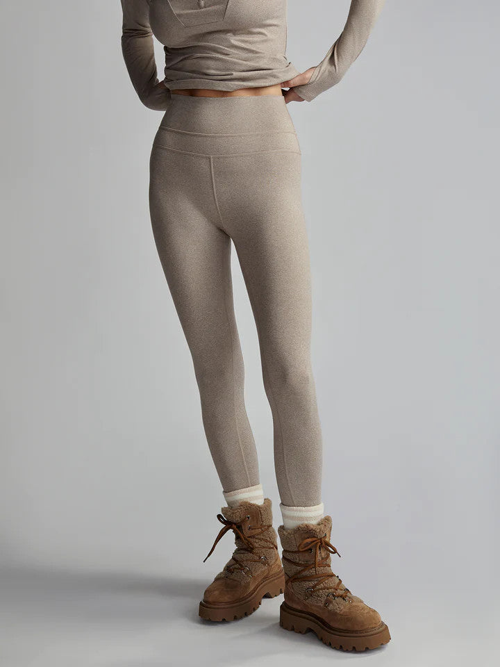 VARLEY Always Warm Base Layer Legging Taupe Marl
