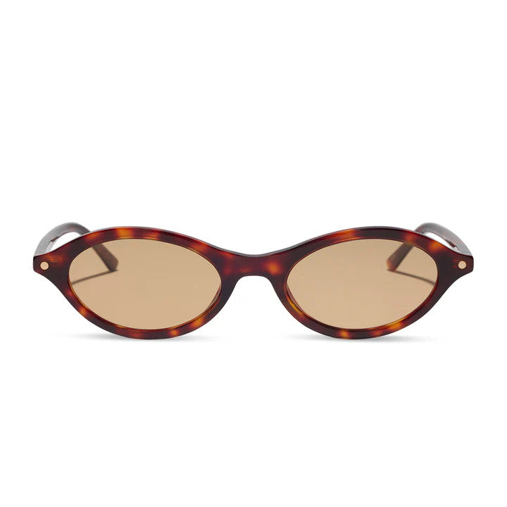 Diff The City Tortoise Frame w/ Orange Tint Lens Sunglasses