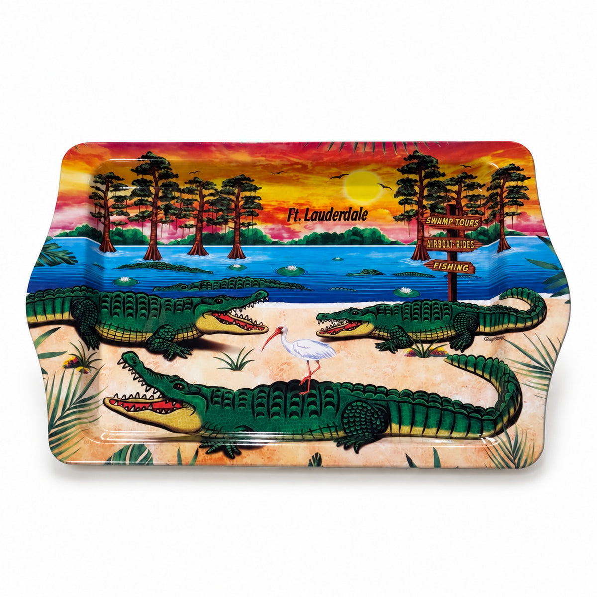 Ft. Lauderdale Aligators 10"x6" Tin Tray
