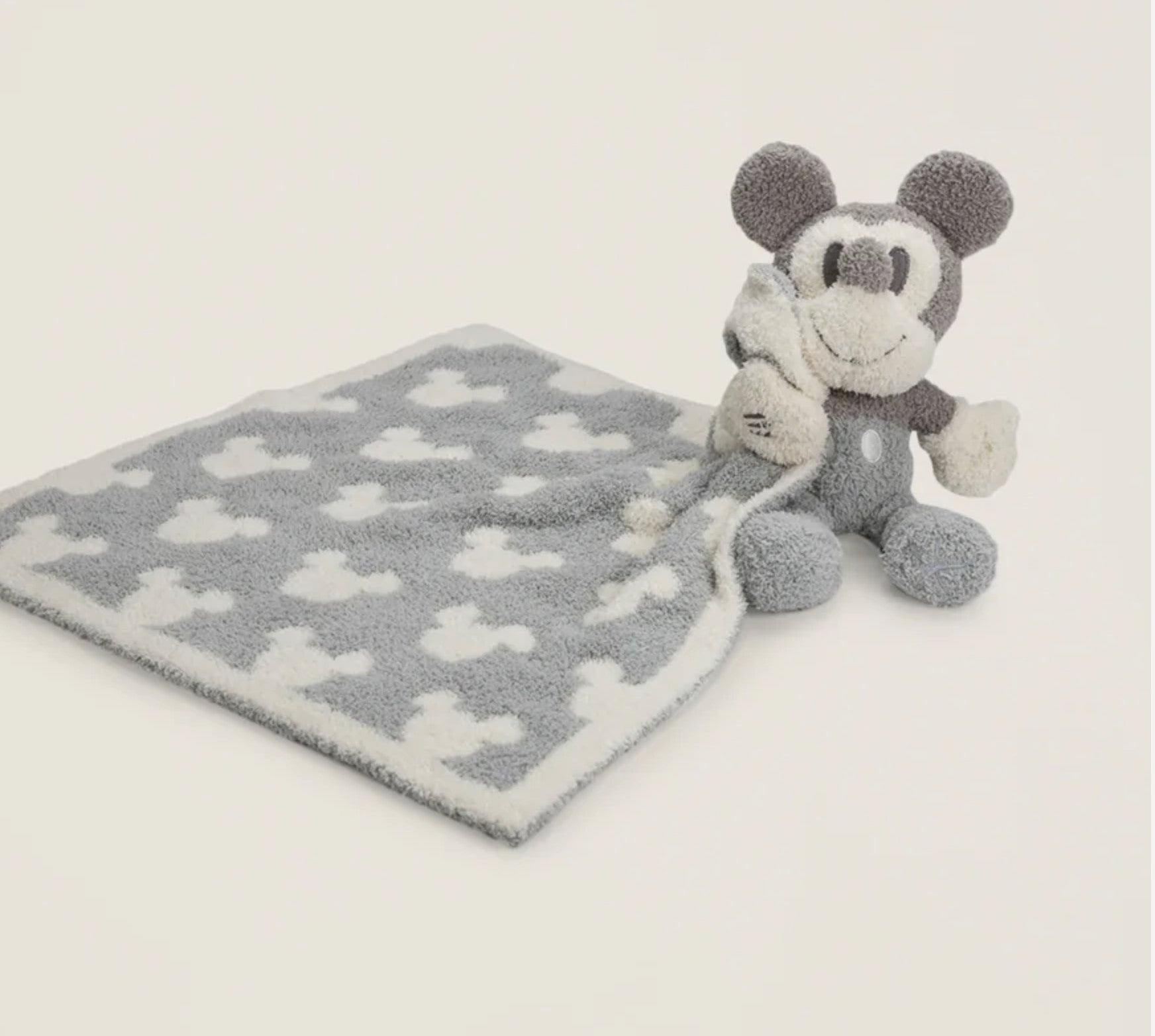 Barefoot Dreams CozyChic Vintage Disney Mickey Mouse Blanket Buddie Ocean Multi