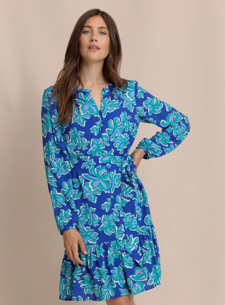 Southern Tide Merritt Forever Blooming Dress Surf Blue
