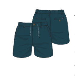 Chubbies The Twilight Lagoons 6" Heather Everywear Short Dark Blue