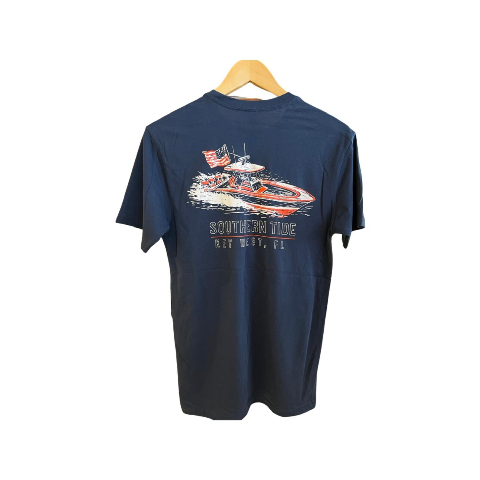 Southern Tide Key West Americana Boat Tee SS