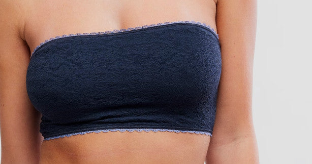 Free People Sweet Point Seamless Bandeau Black