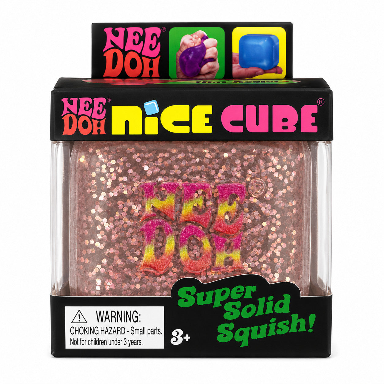 Needoh Nice Tye-Dye Ice Cube Squishy Toy