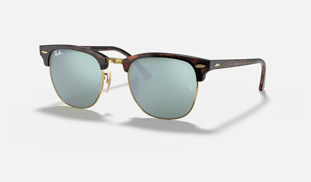 Ray Ban Clubmaster Green on Arista W/ Dark Green Lens Glasses 1368G451 ORB3016