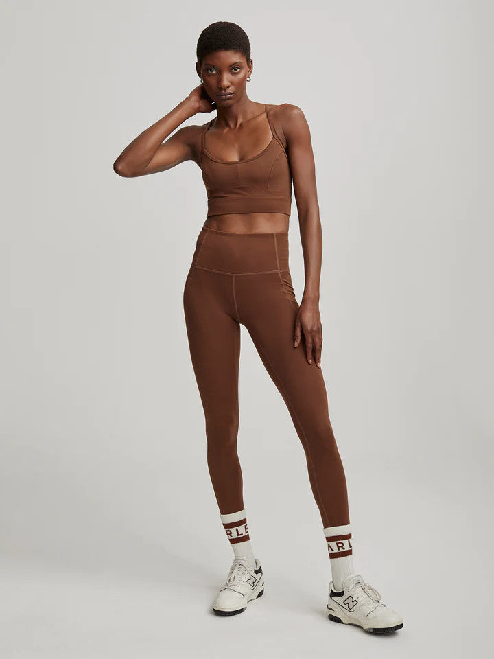VARLEY Move Pocket High 25 Legging Cocoa Brown