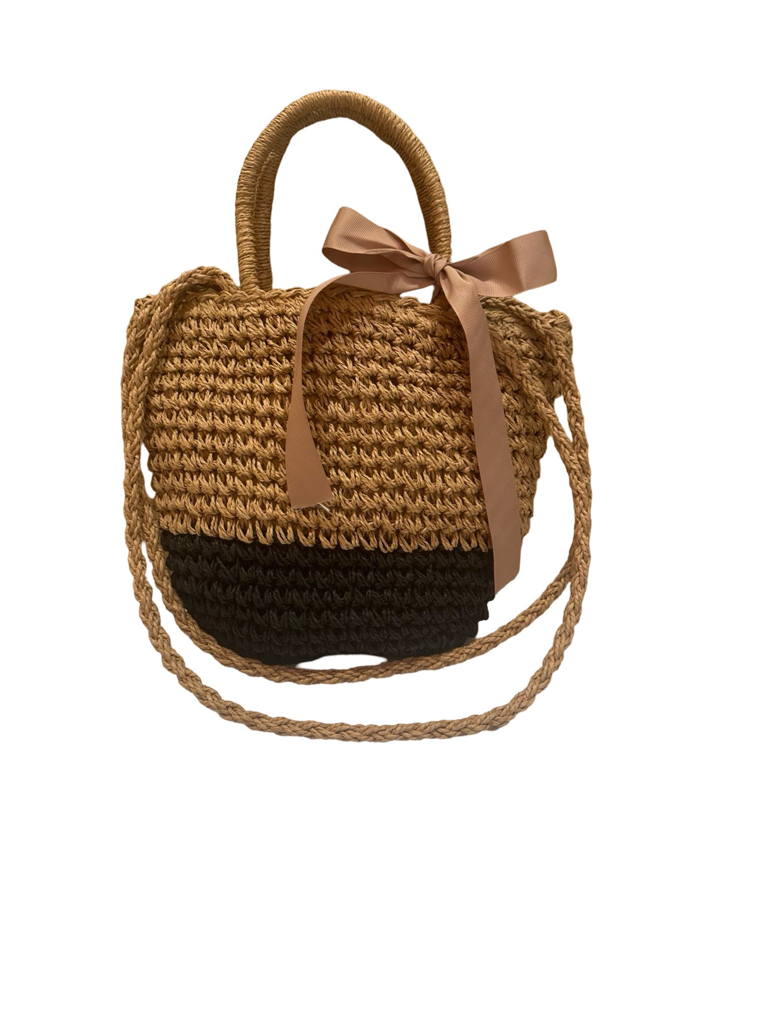 Shaddow and Fish Luna Luxe Bag Brown/Black