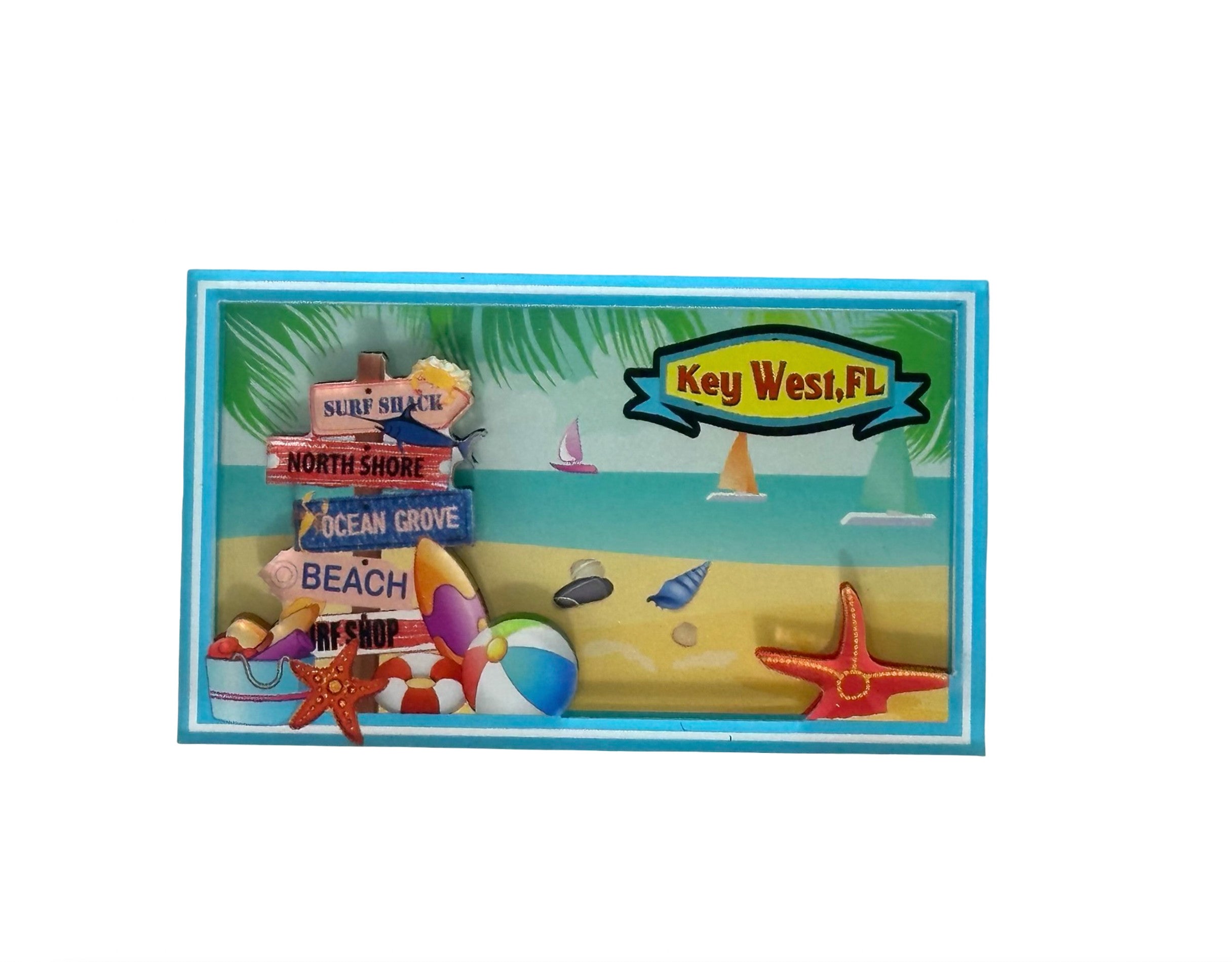 Tropical Shore Key West Magnet