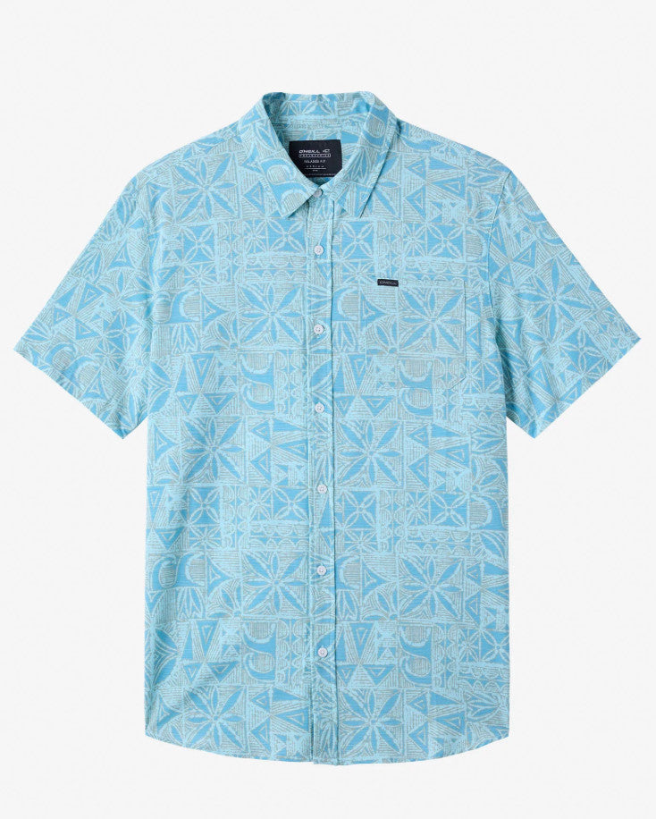 O'Neill Traverse Slub Shirt Relaxed Pastel Turquoise