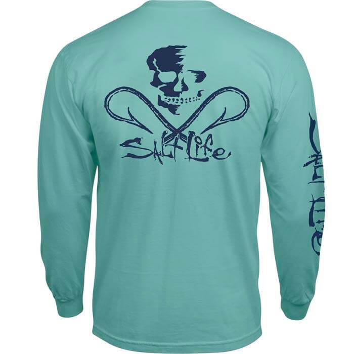 Salt Life Skull and Hooks Long Sleeve T-Shirt