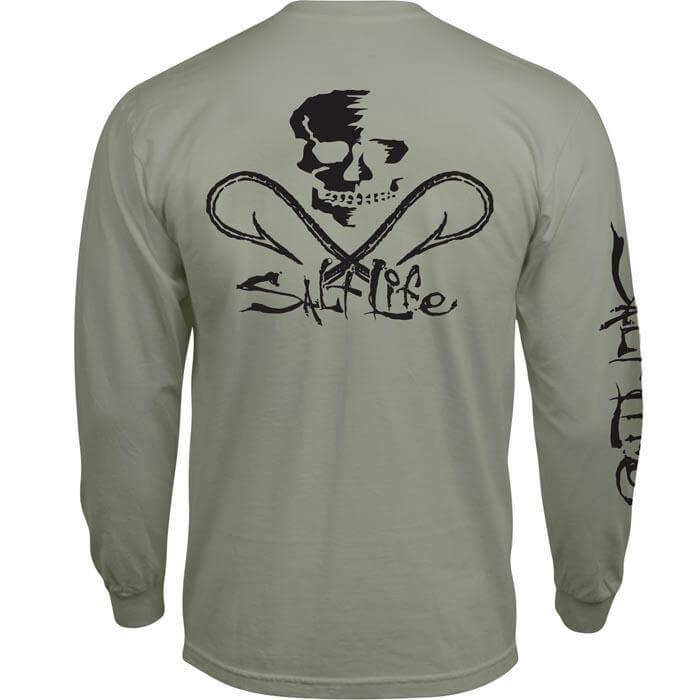 Salt Life Skull and Hooks Long Sleeve T-Shirt