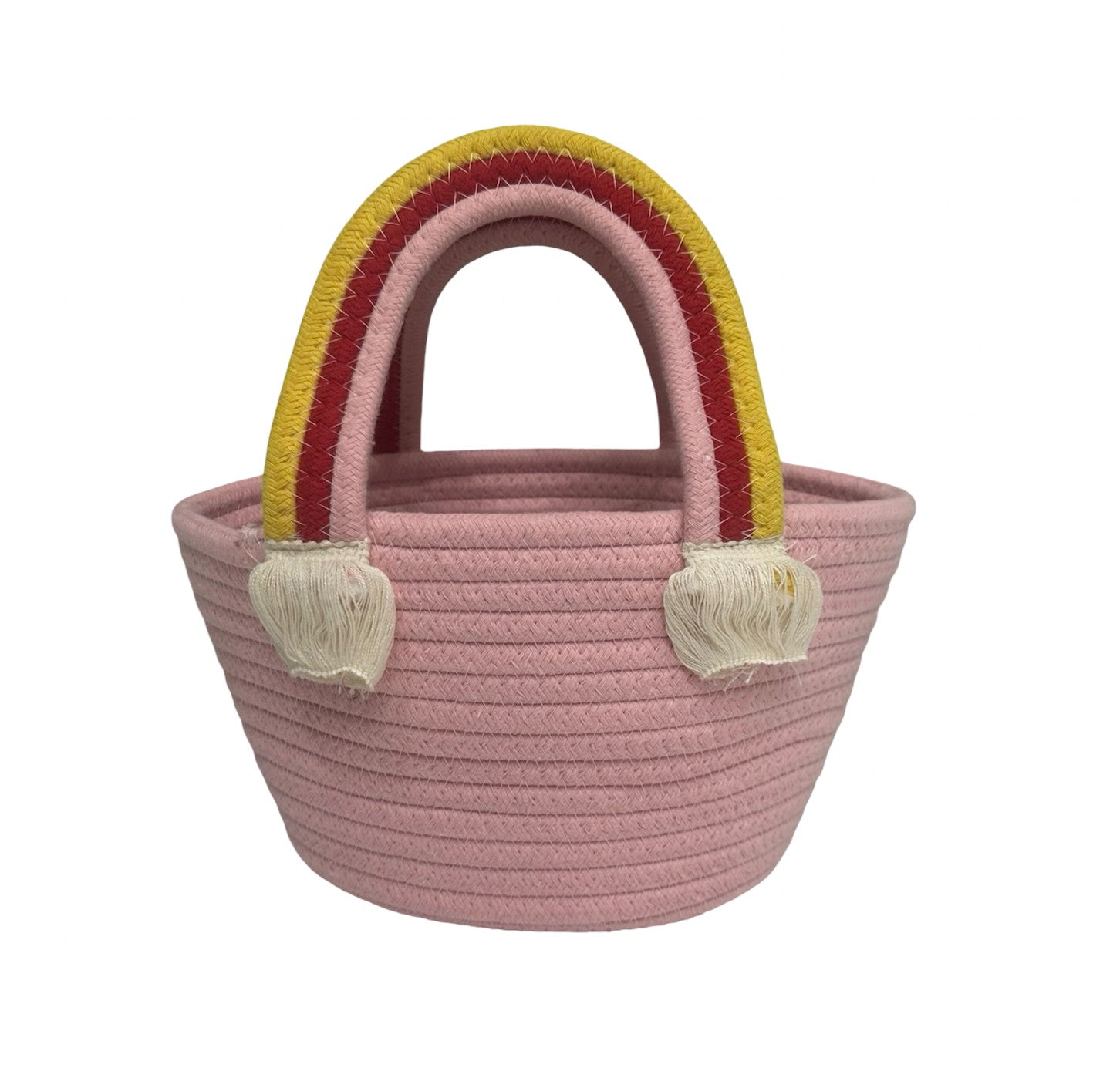 Shaddow and Fish Ari Rainbow Tote Luxe Bag Pink