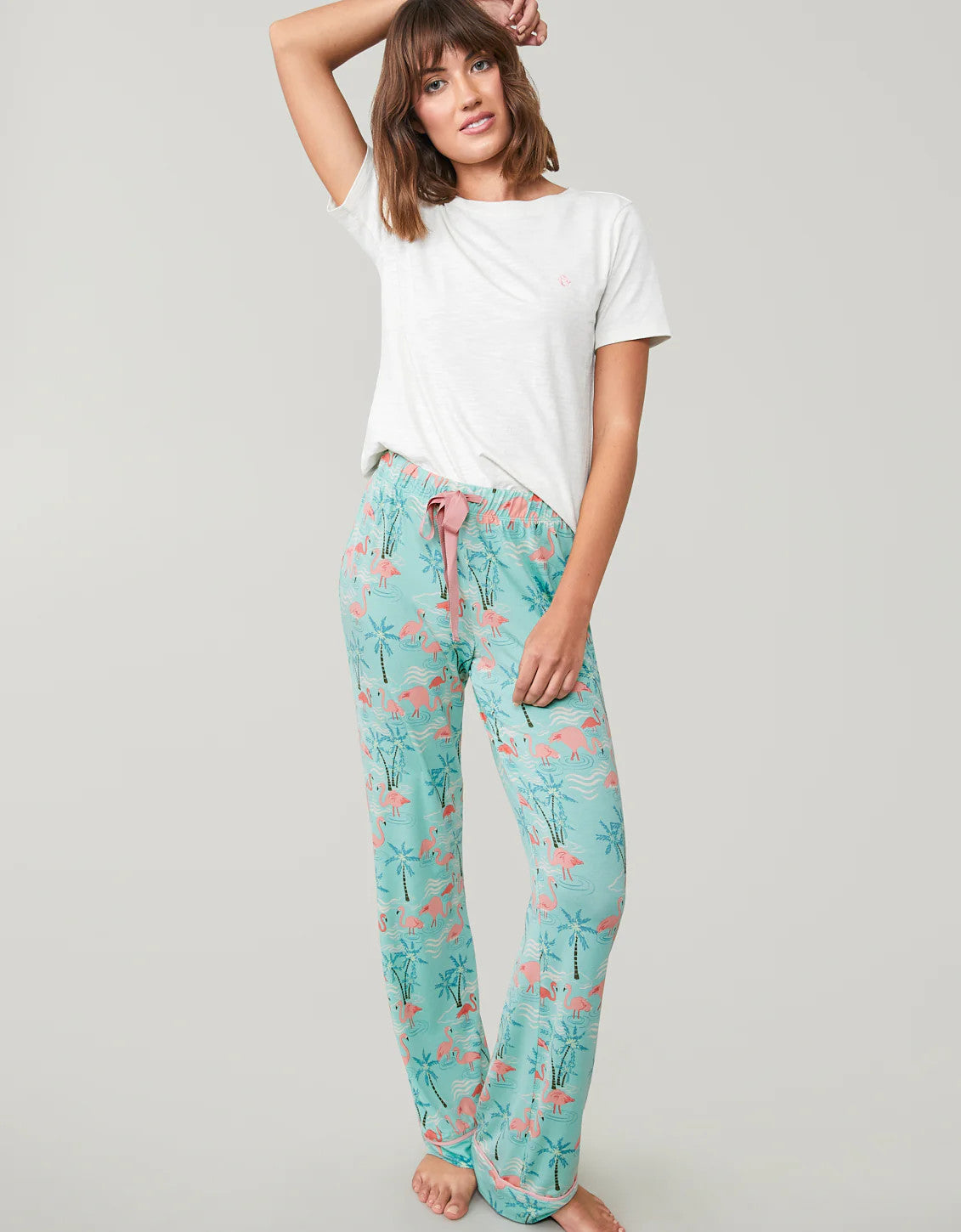 Spartina Pajama Pants Flamingos