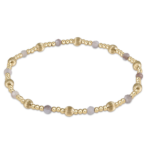 ENewton Dignity Sincerity Pattern 4mm Bead Bracelet