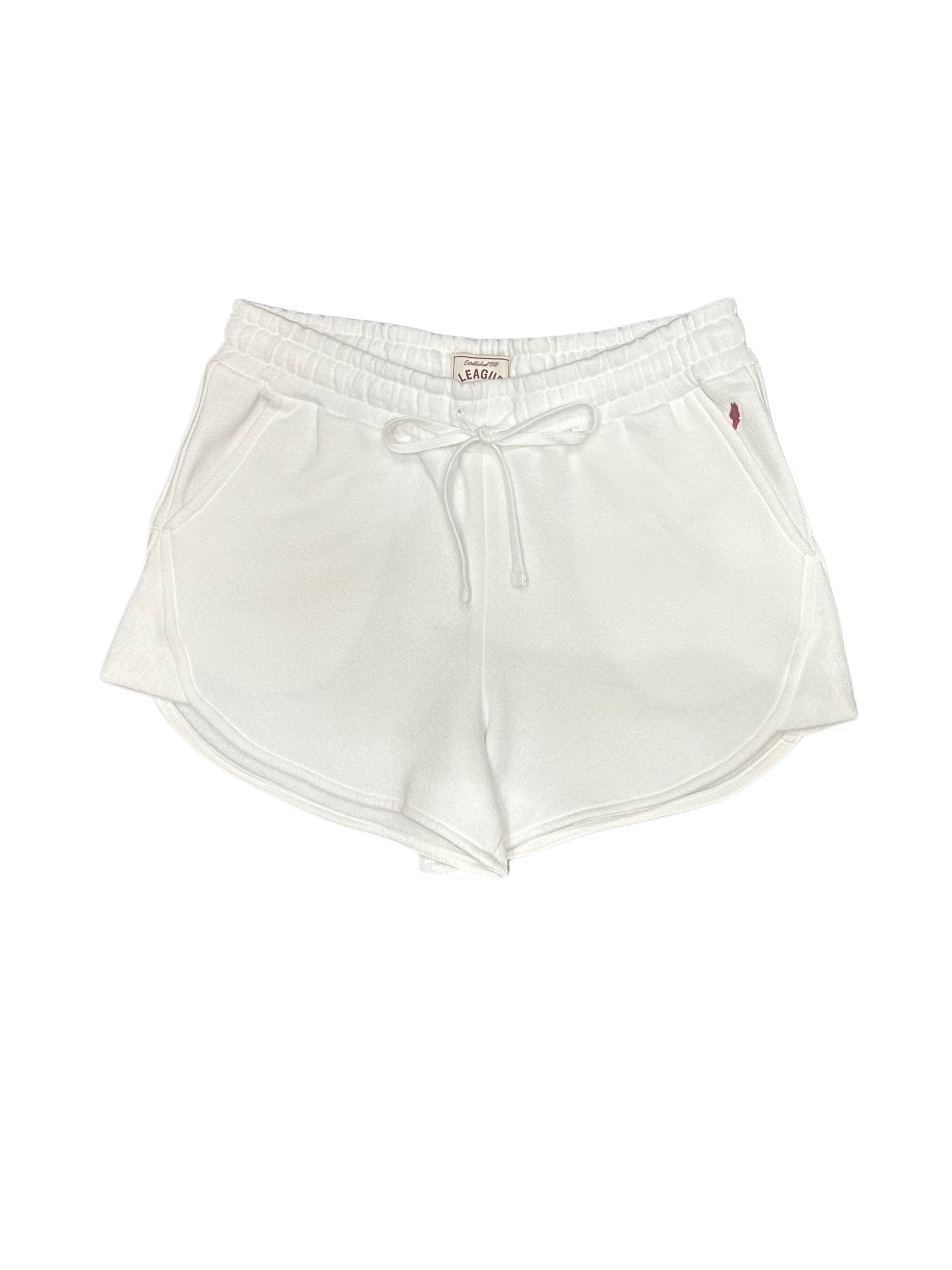 Legacy Reverse Fleece Shorts Snow White