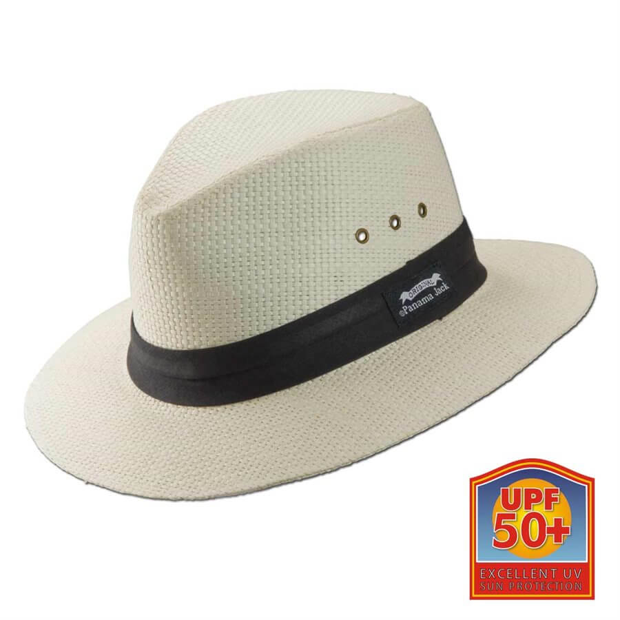 Panama Jack Castaway Safari Hat - Shaddow & Fish