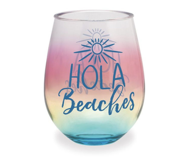 Cape Shore Hola Beaches Wine Tumbler - Shaddow & Fish